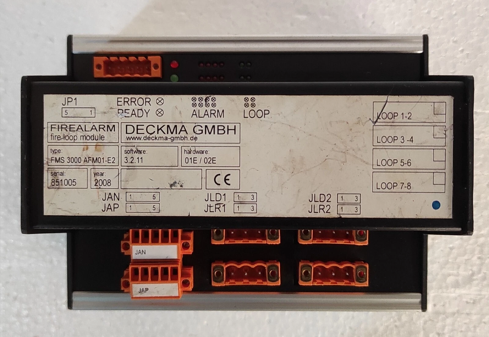 Deckma FMS 3000 AFM01-E2 GMBH Fire Alarm Fire Loop Module FMS 3000